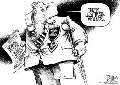GOP WAR VETERAN by Nate Beeler