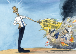 OBAMA WINS by Pierre Ballouhey
