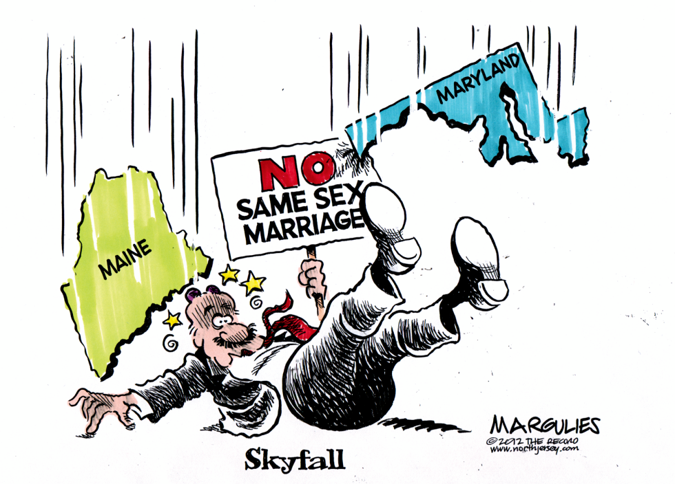 Maine, Maryland vote for same sex marriage color