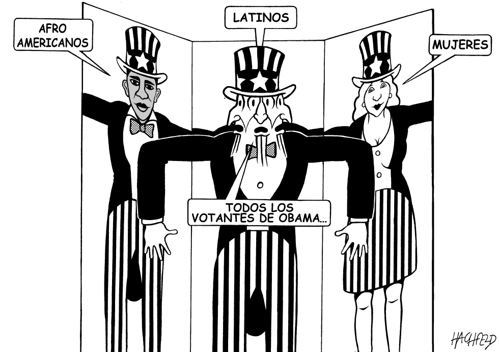  VOTANTES DE OBAMA by Rainer Hachfeld