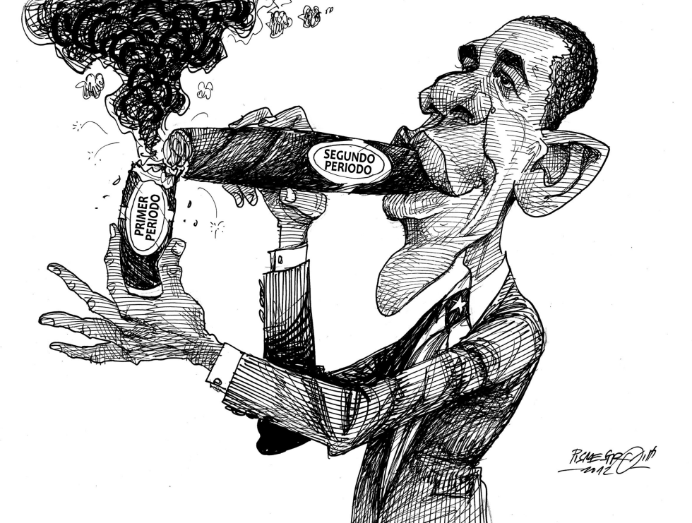 Obama la Cadena del Fumador