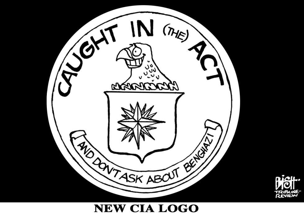 NEW CIA LOGO, B/W