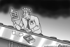 GOP BARFLY BW by Steve Greenberg
