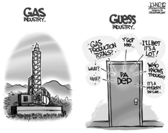 LOCAL PA  DEP GUESS INDUSTRY BW by John Cole