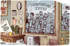 MILITARY SEX SCANDAL  by Rick McKee