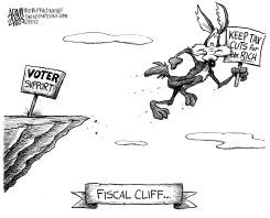 FISCAL CLIFF by Adam Zyglis