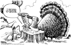 SECESSION TURKEY by Rick McKee