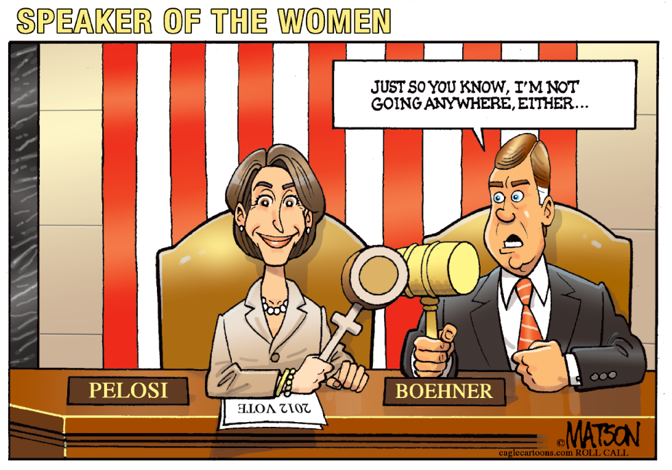Nancy Pelosi is Speaker of the Women in Congress-COLOR