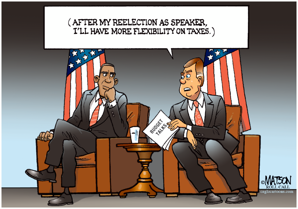 COLOR Speaker Boehner Promises More Flexibility on Taxes