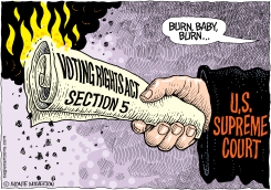 VOTING RIGHTS ACT UNDER FIRE by Monte Wolverton