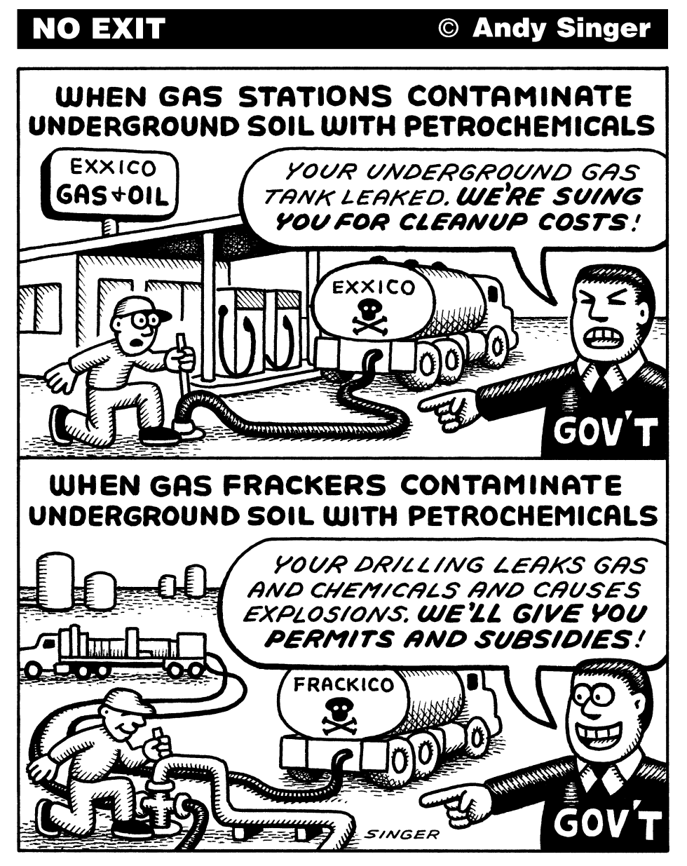 Gas Station Brownfields vs Fracking