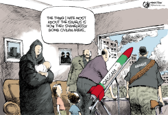 SHAMELESS ISRAEL  by Cam Cardow
