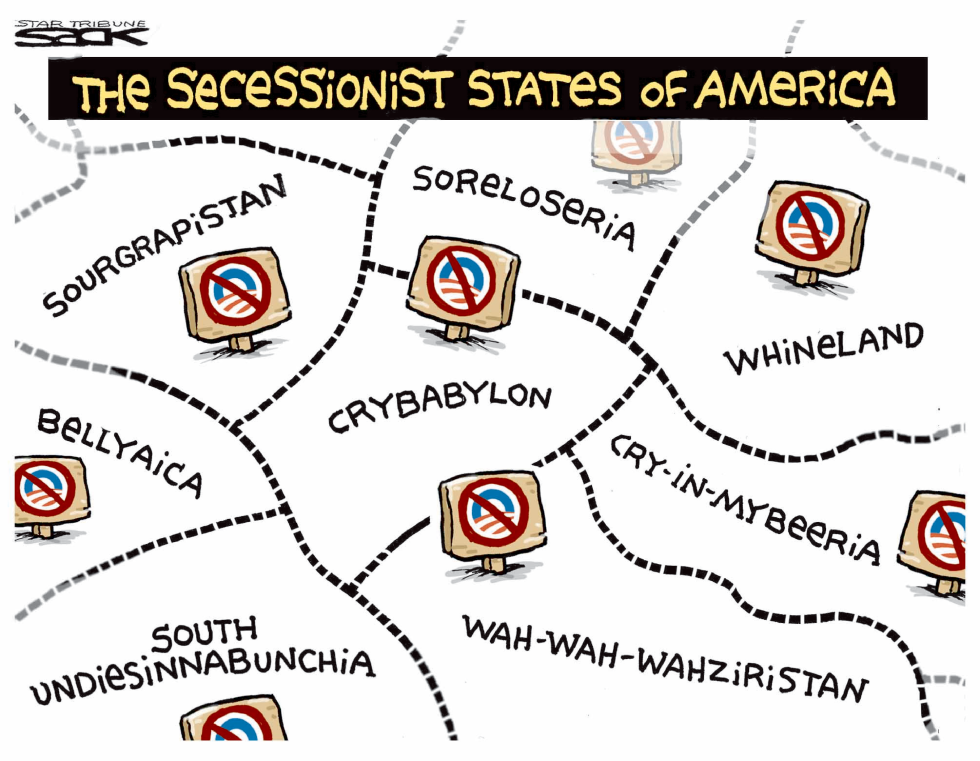 SECESSIONIST STATES by Steve Sack