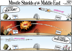 ISRAEL AND HAMAS  by Nate Beeler