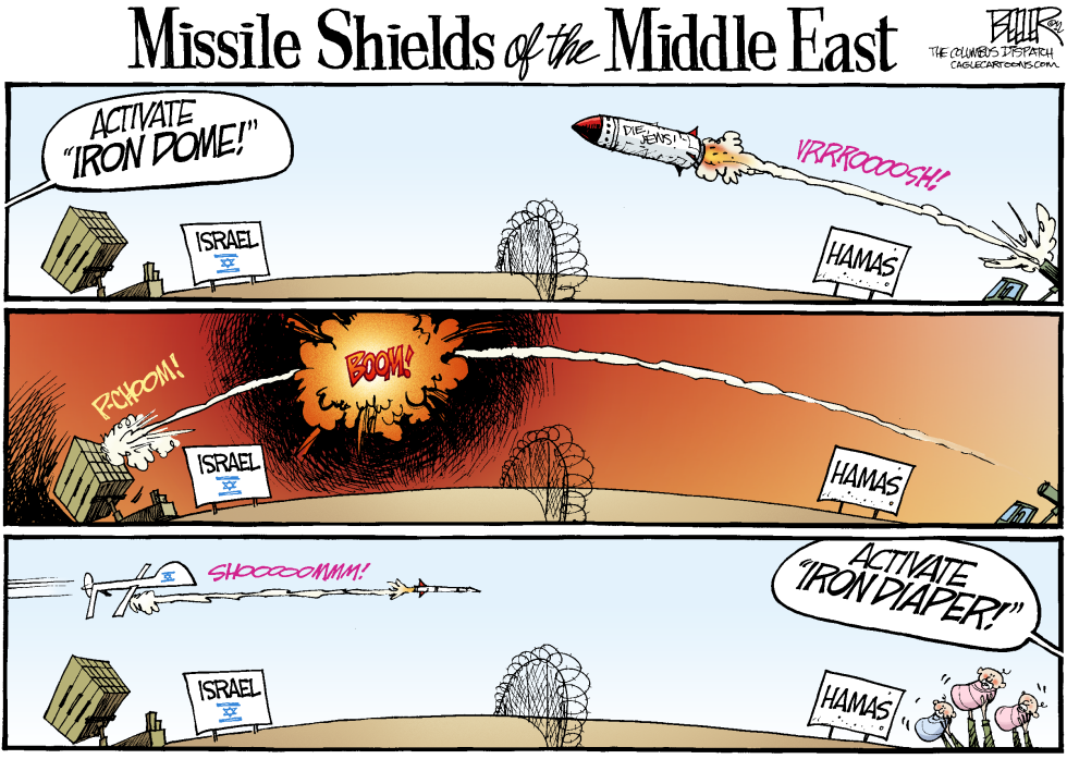  ISRAEL AND HAMAS by Nate Beeler