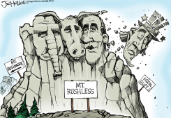FISCAL CLIFF by Joe Heller