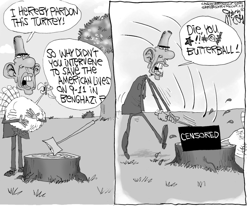 Obama Kills The Turkey