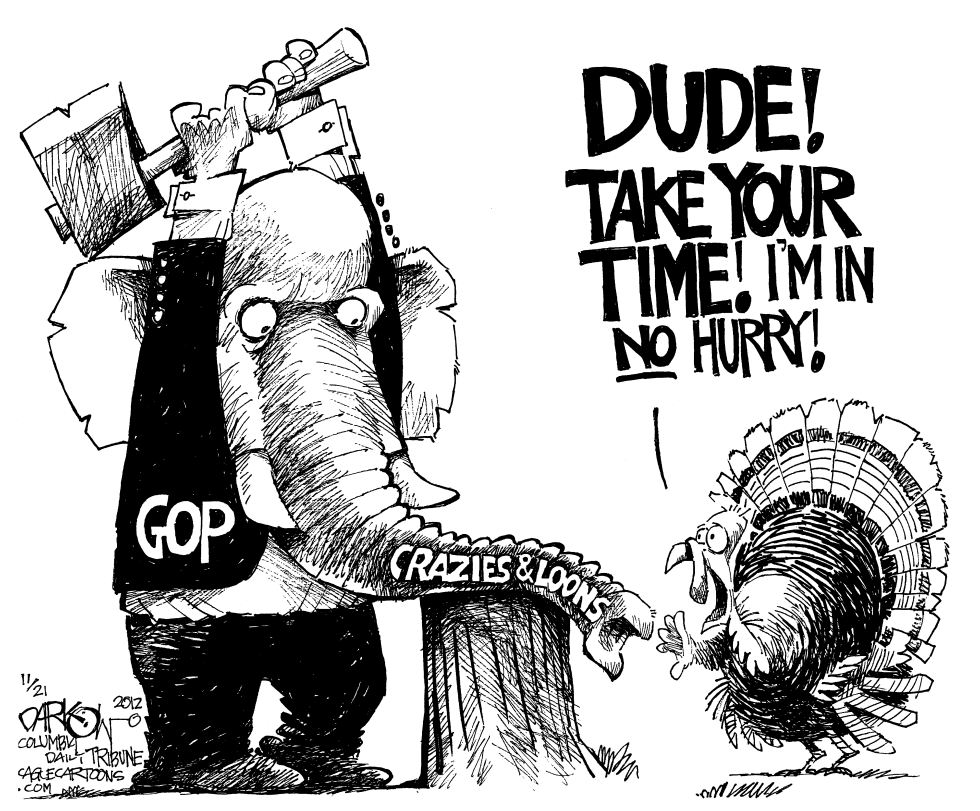  GOP CUTTING OFF THEIR NOSE by John Darkow