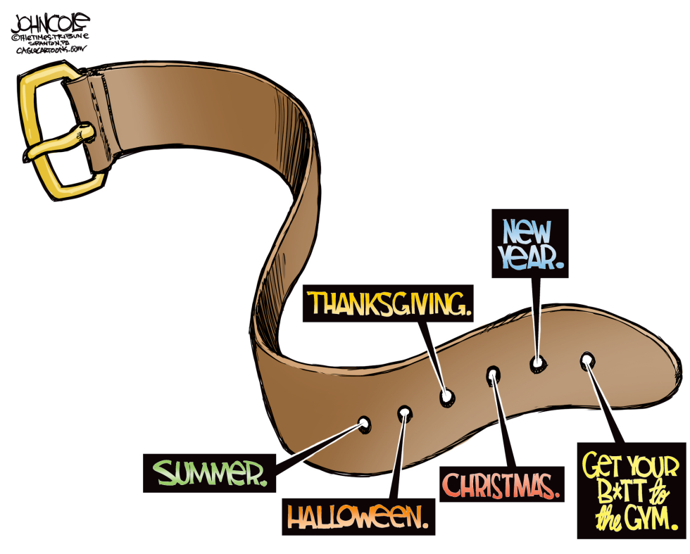 Holiday belt notches COLOR