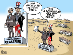 ISRAEL-HAMAS CEASEFIRE  by Paresh Nath
