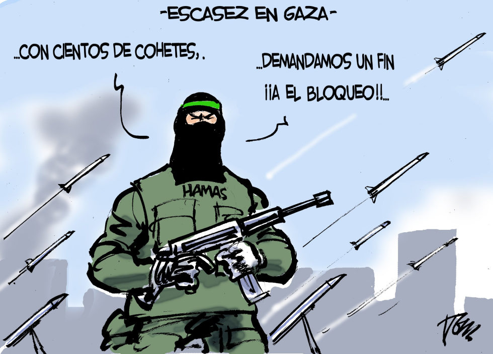  BLOQUEO EN GAZA  by Tom Janssen