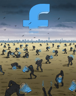 BLUE FACEBOOK by Marian Kamensky