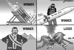 MIDEAST WINNERS AND LOSERS BW by Steve Greenberg