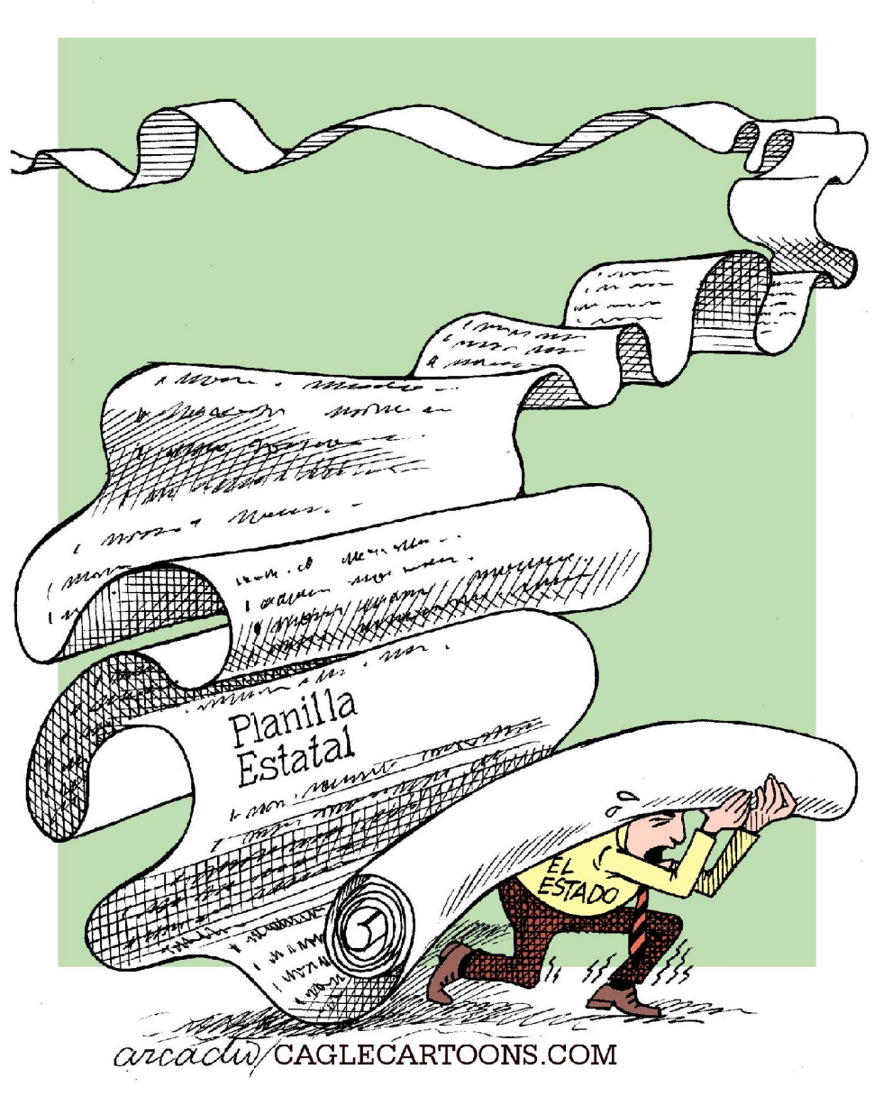 La dura carga estatal