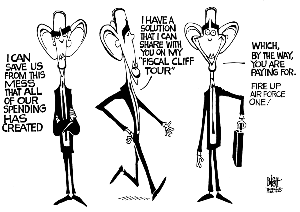 FISCAL CLIFF TOUR, B/W