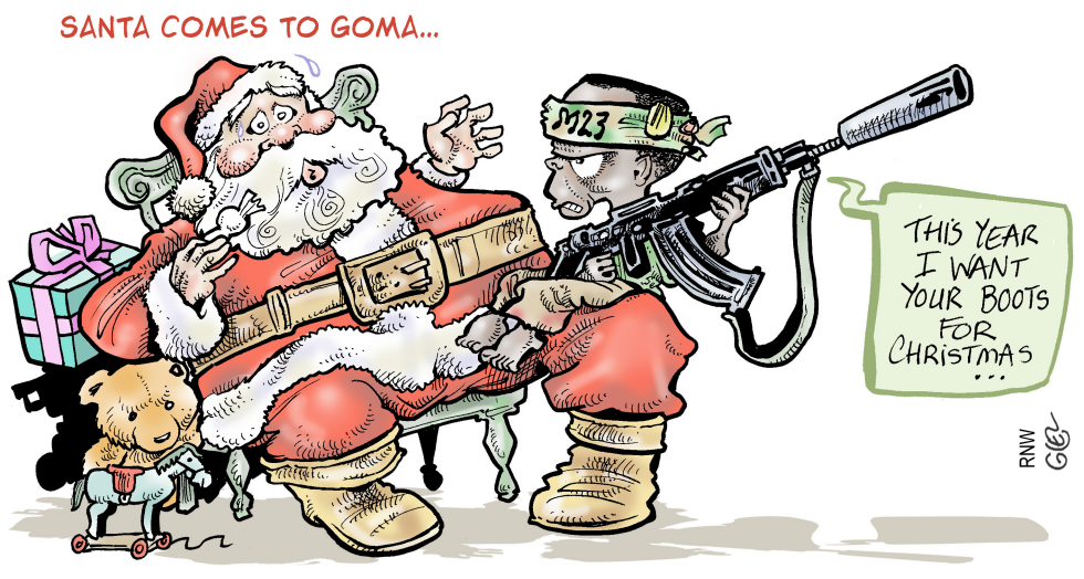 Santa Comes To Goma