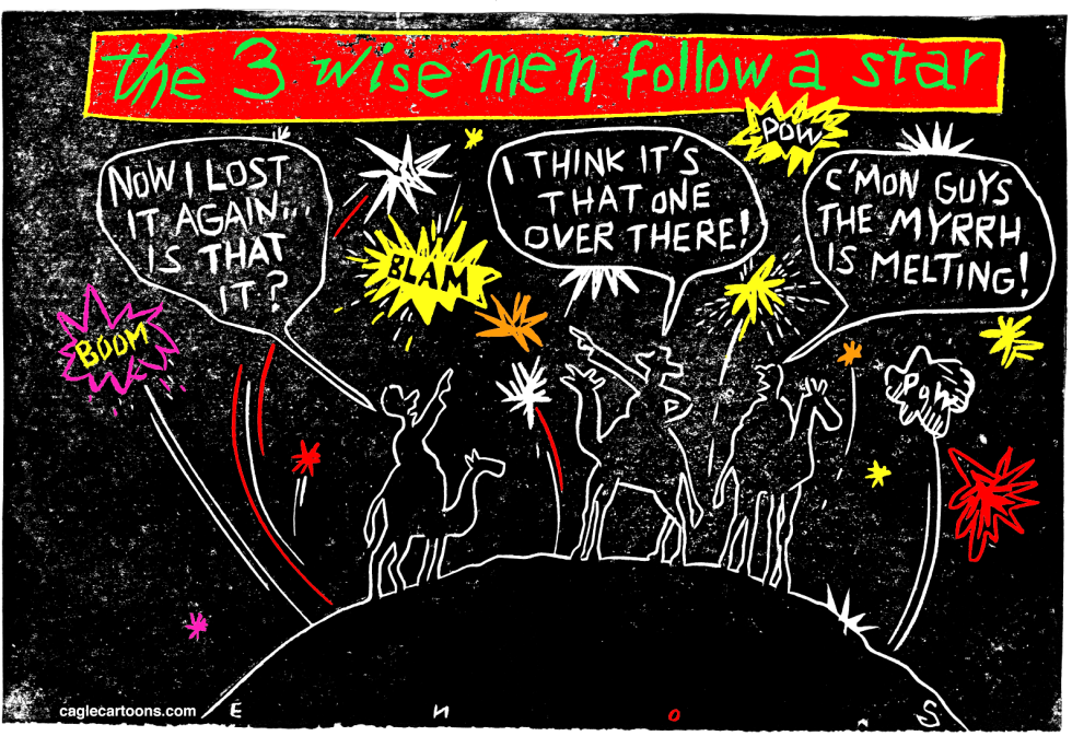 The Wise Men Follow a Star COLOR