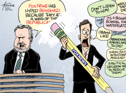 FOX NEWS AND BENGHAZI by Rob Tornoe
