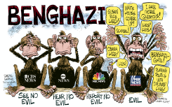 BENGHAZI MONKEYS  by Daryl Cagle
