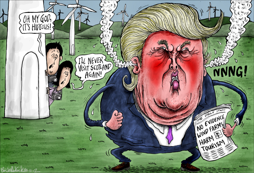 Trumps Battle With Scottish Wind Farms