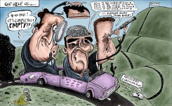 BRITISH GOVERNMENT STRUGGLES WITH ECONOMY by Brian Adcock