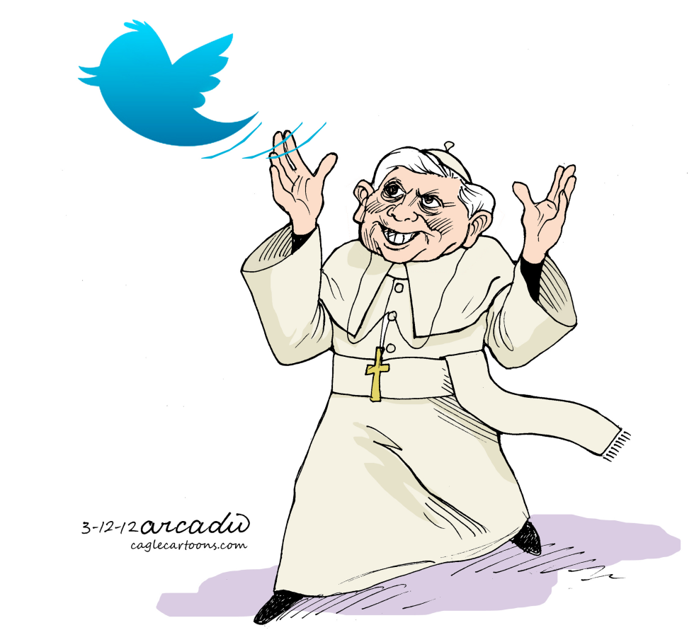 Papa empieza a twittear