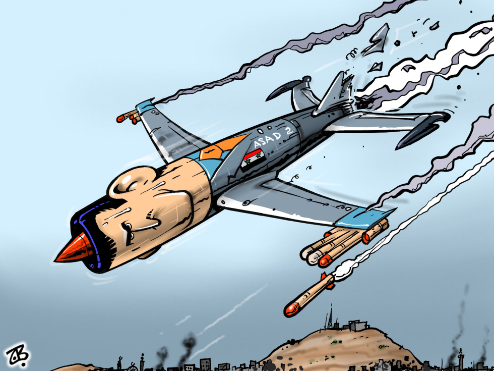 Asad falling