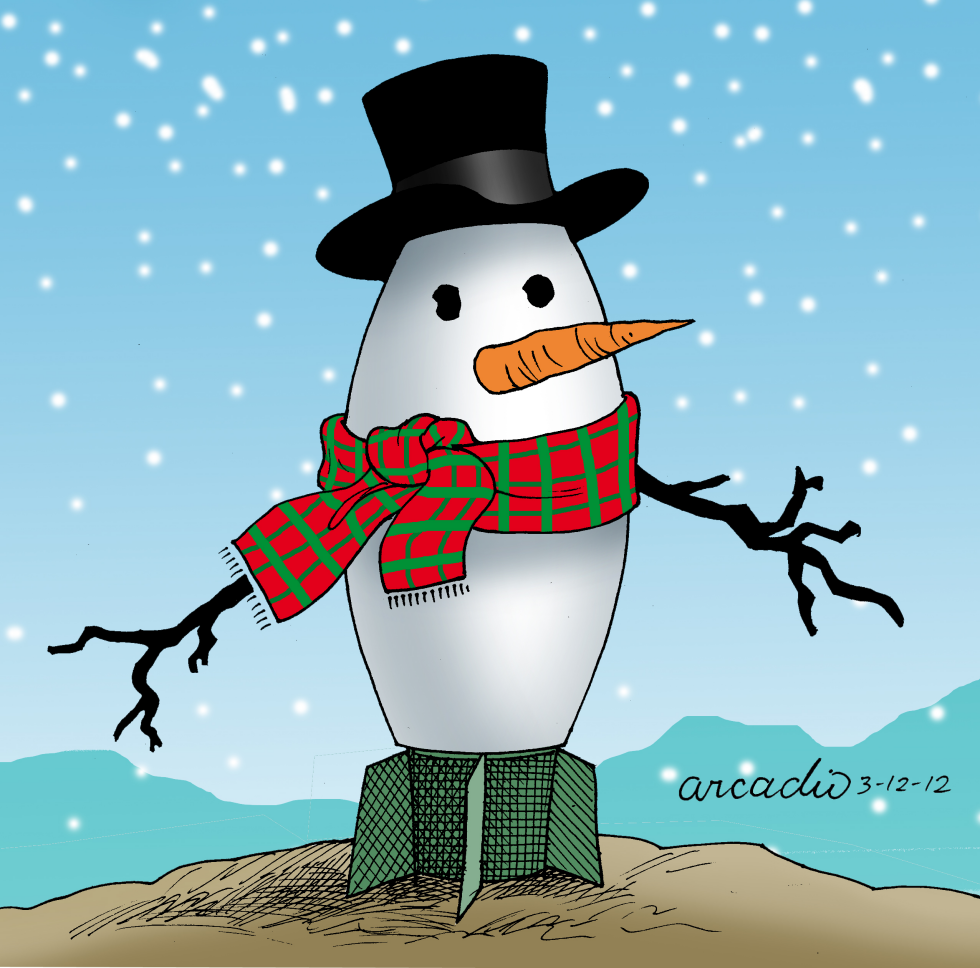 Muñeco de guerra navideño