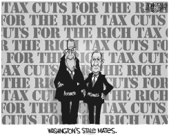 BOEHNER AND MCCONNELL BW by John Cole
