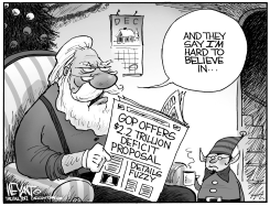 SANTA DISBELIEF by Christopher Weyant