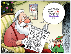 SANTA DISBELIEF  by Christopher Weyant