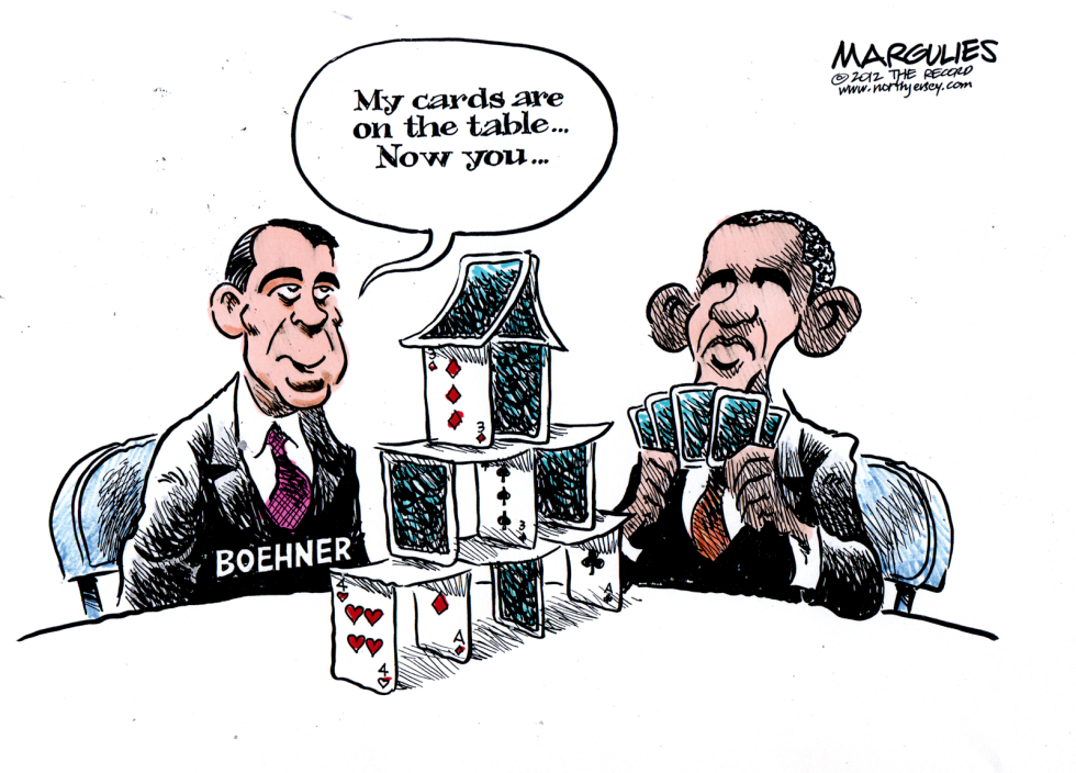 Fiscal cliff negotiations color