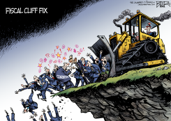 FISCAL CLIFF PROPOSAL  by Nate Beeler