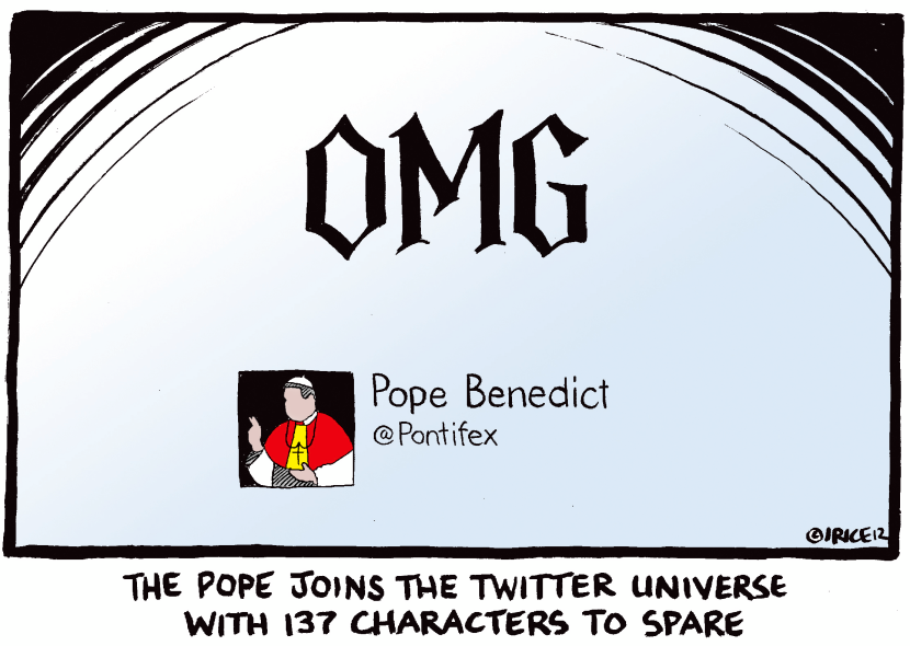 Pope joins Twitter