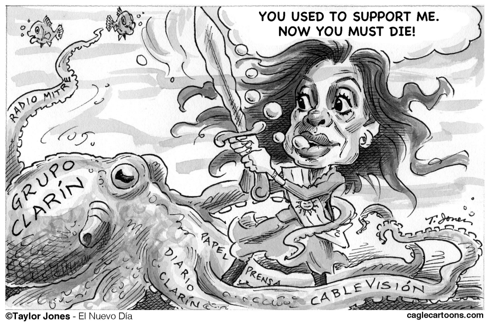 Cristina Kirchner vs Grupo Clarin
