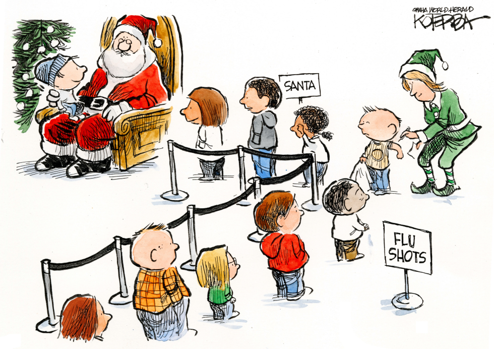  FLU SHOTS by Jeff Koterba