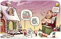 SEASONAL WORKERS by Rick McKee