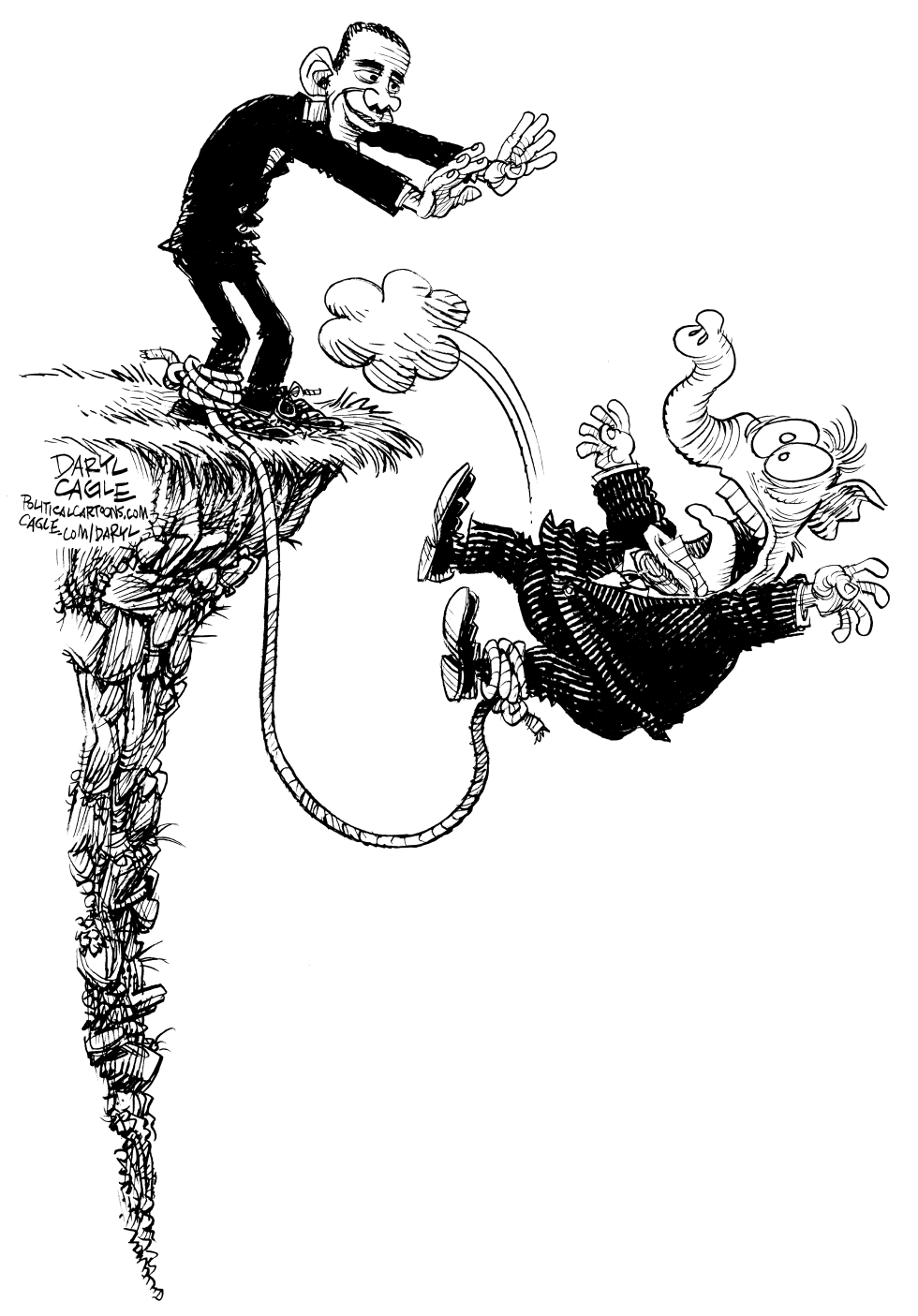 Fiscal Cliff and Rope
