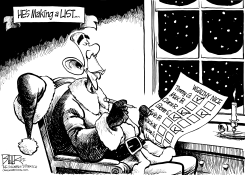 OBAMA CLAUS by Nate Beeler