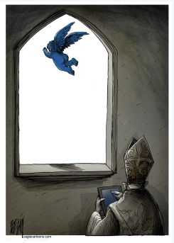 TWEETS DESDE EL VATICANO /  by Angel Boligan